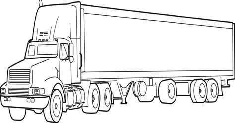 40 Free Printable Truck Coloring Pages Download