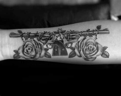 40 Guns And Roses Tattoo Designs For Men Hard Rock Band Ink Ideas