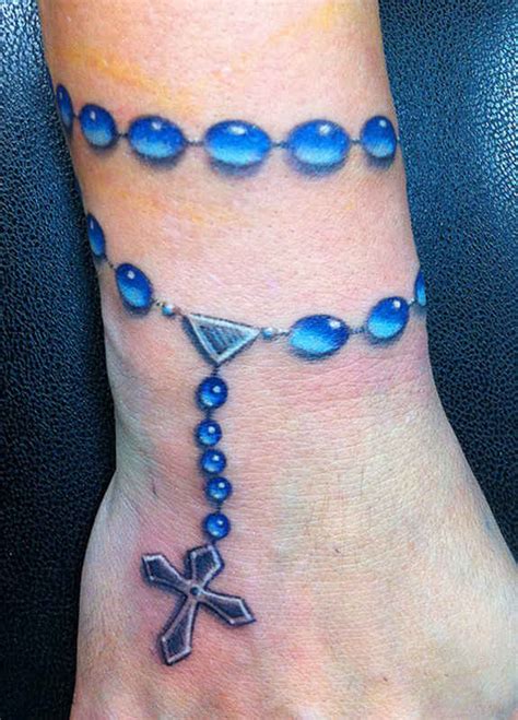 40 Holy Rosary Tattoos Rosary Beads Rosary Cross