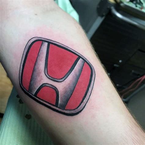 40 Honda Tattoo Ideas For Men Automotive Designs