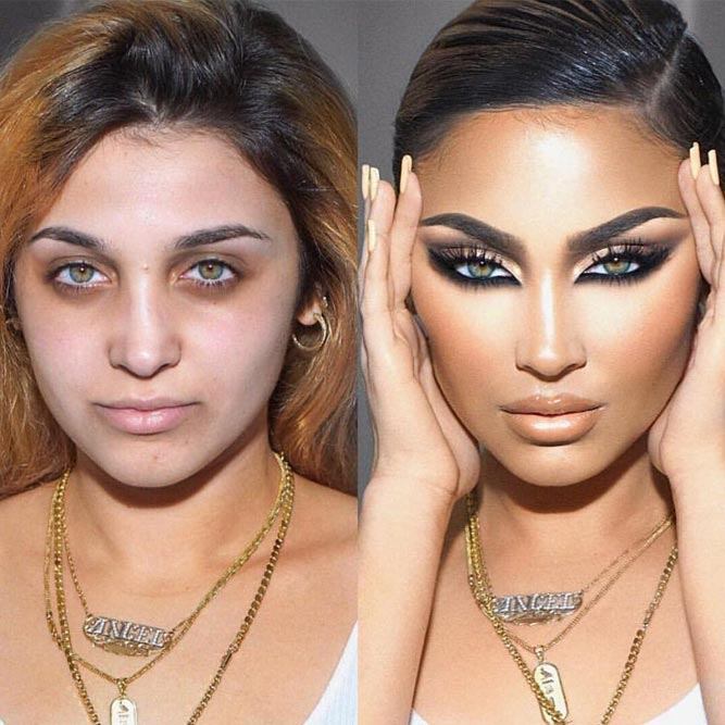 40 Incredible Before And After Makeup Transformations Makeup