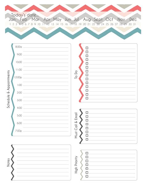 40 Printable Daily Planner Templates Free Template Lab