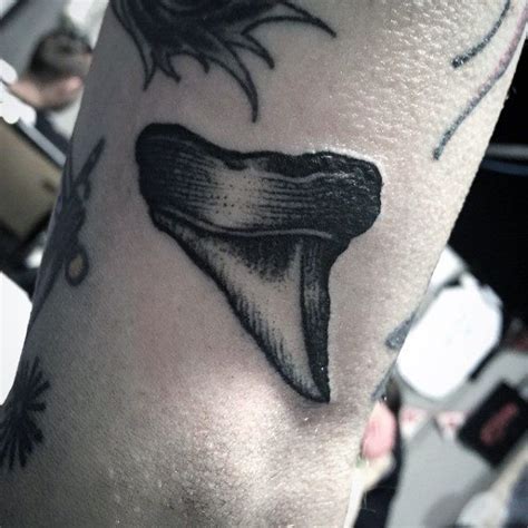 40 Shark Tooth Tattoo Designs For Men King Of The Waters