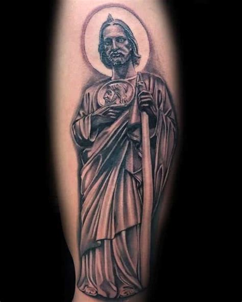 40 St Jude Tattoo Designs For Men Religious Ink Ideas