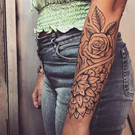 Best Arm Tattoo Designs for Women - Military and Veteran