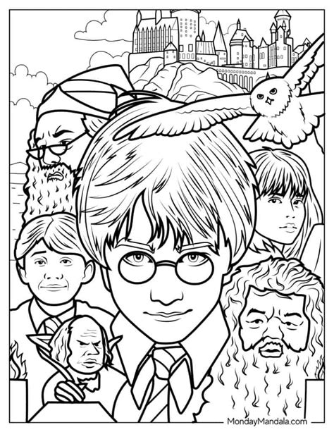 41 Free Printable Harry Potter Coloring Page Free Wallpaper