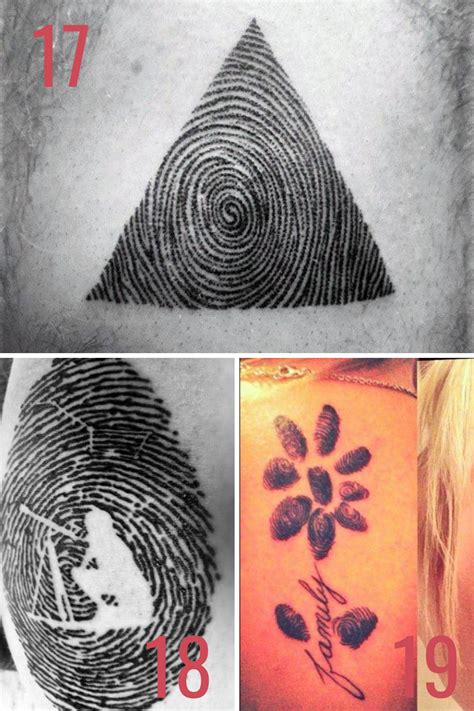 43 Special Fingerprint Tattoo Ideas Tattoo Glee