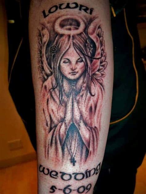 44 Beautiful Guardian Angel Tattoo Designs To Get Inked