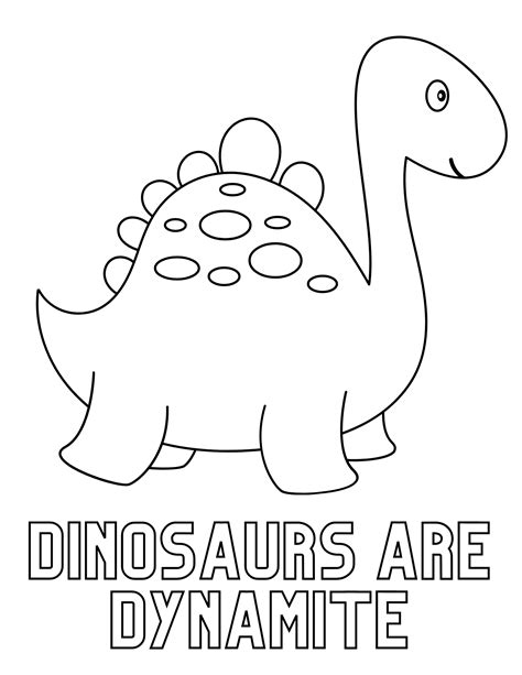 44 Free Printable Dinosaur Coloring Pages For Preschoolers Free