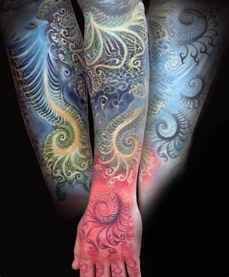 45 Fractal Tattoo Ideas Fractal Tattoo Geometric Art Sacred Geometry