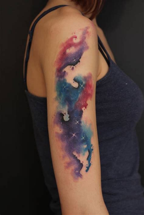 45 Galaxy Tattoos For Out Of World Experience