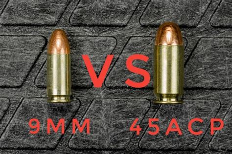 45 Gap Vs 9Mm