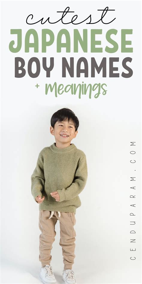 450 Cute Japanese Boy Names And Meanings Cenzerely Yours