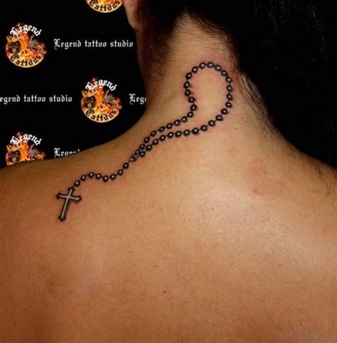 46 Beauteous Rosary Tattoos On Back Tattoo Designs Tattoosbag Com