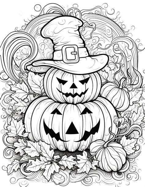 47 Spooky Halloween Coloring Pages For Kids And Adults