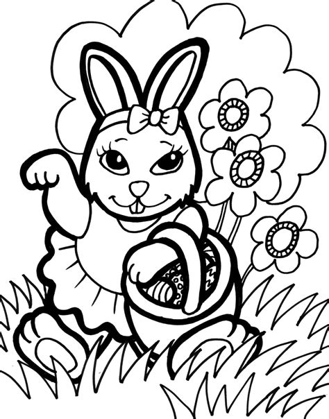 48 Bunny Coloring Pages For Kids Free Printables