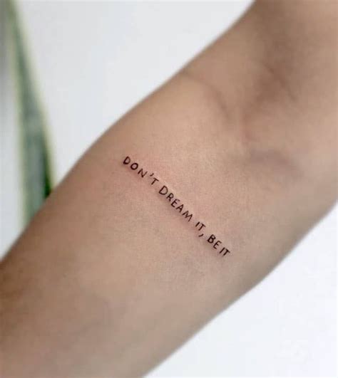 49 Meaningful Quote Tattoos To Inspire Lifetime Positivity In 2020