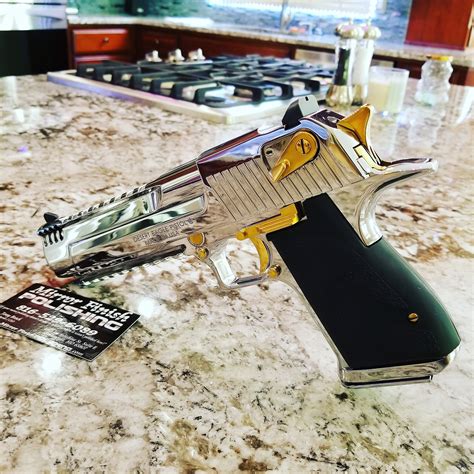 4Th Of July With A Bang Desert Eagle 50 Caliber Fully Polished W Gold