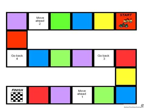 5 Best Images Of Printable Game Boards For Teachers Blank Game Board