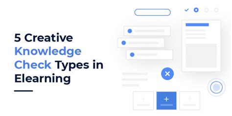 5 Creative Elearning Knowledge Checks E Learning Templates Fastercourse