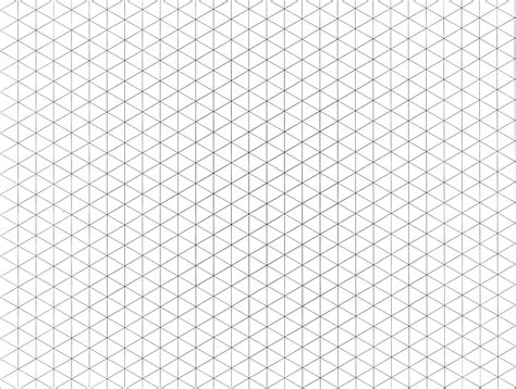 5 Free Isometric Graph Paper Template Isometric Grid Paper