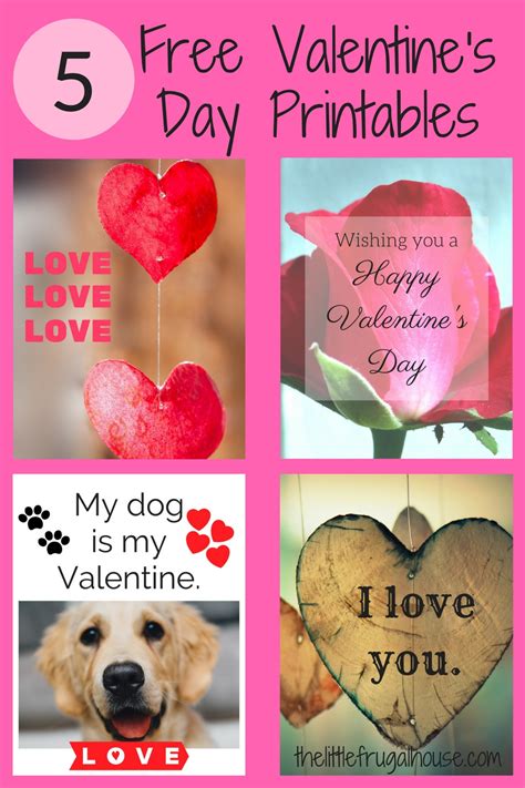 5 Free Valentine S Day Printables The Little Frugal House