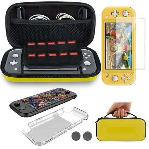 5 In 1 Carry Case Fit For Nintendo Switch Lite With Screen Protector