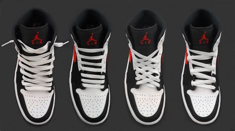 5 New Ways How To Lace Nike Air Jordan 1 Mid Nike Air Jordan 1 Mid Lacing