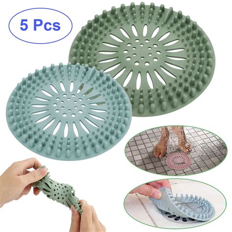 5 Pack Drain Hair Catcher Hair Catcher Shower Shower Drain Cover