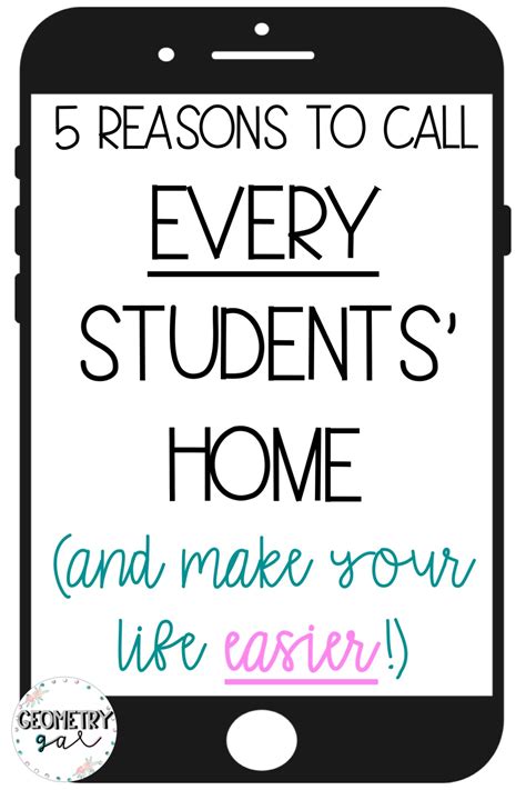 5 Reasons To Call Parents Of Every Student Lindsay Bowden