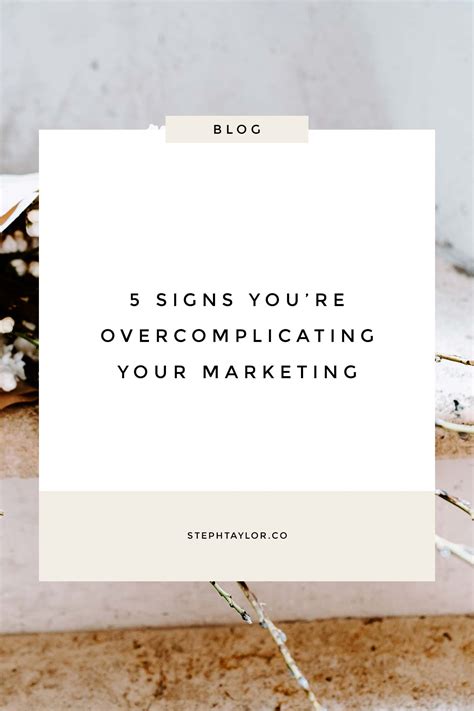 5 Signs You Re Overcomplicating Your Business