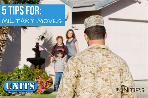 5 Tips For Military Moves Units Moving And Portable Storage