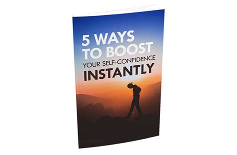 5 Ways To Boost Your Self Confidence Instantly Plr Database