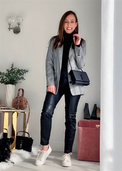 5 Ways To Style Black Leather Pants Leather Pants Outfit Outfit