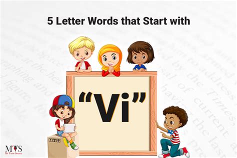 5 Words Starting With Vi