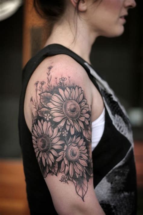 50 Amazing Sunflower Tattoo Ideas For Creative Juice