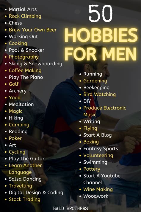 50 Best Hobbies For Men