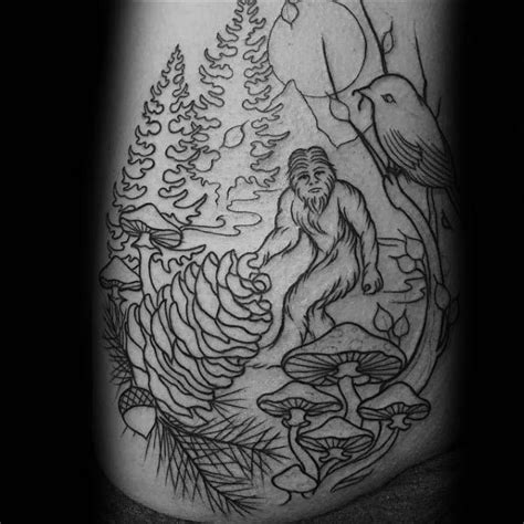 50 Bigfoot Tattoo Designs For Men 2024 Inspiration Guide Tattoo