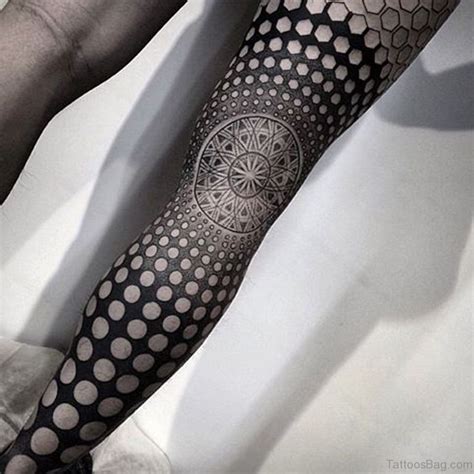 50 Brilliant Geometric Tattoos On Leg Tattoo Designs Tattoosbag Com