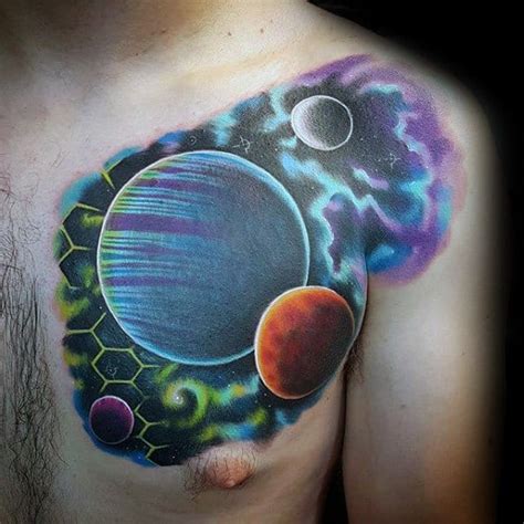 50 Celestial Tattoos For Men Heavenly Design Ideas