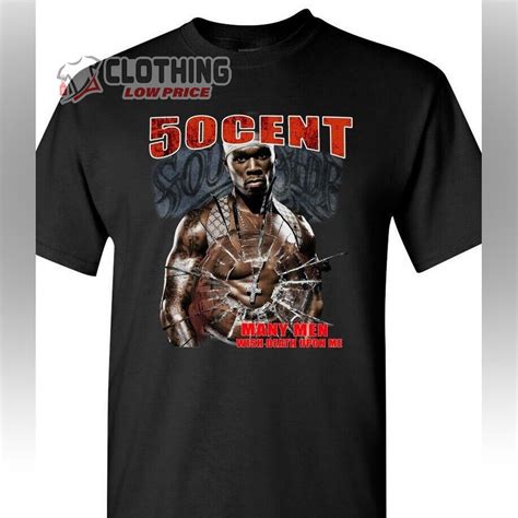 50 Cent Many Men Wish Death Upon Me Merch 50 Cent 2023 World Tour