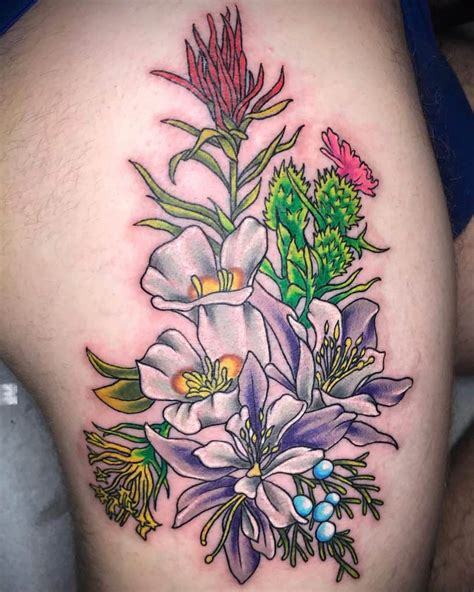 50 Coolest Wildflower Tattoo Ideas