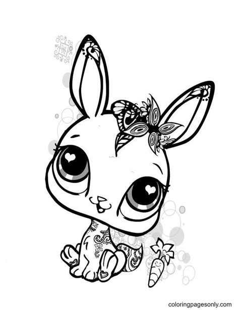 50 Cute Coloring Pages Free Printable Sheets Bunny Coloring Pages