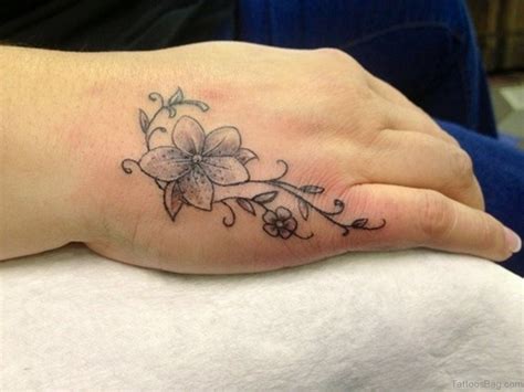 50 Cute Flower Tattoos On Hand Tattoo Designs Tattoosbag Com