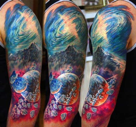 50 Earth Shattering Space Tattoos That Are Literally Out Of This World Tattooblend