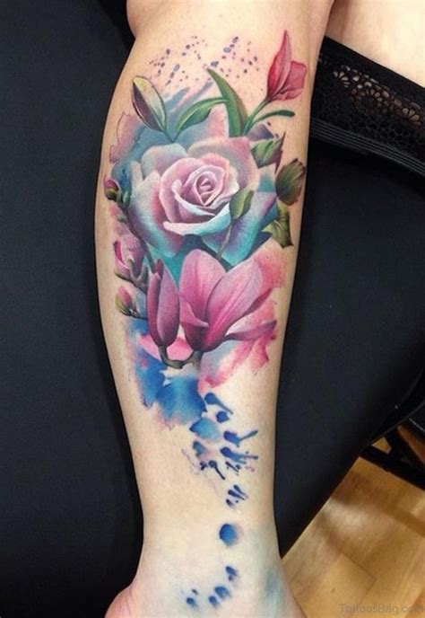 50 Elegant Flowers Tattoos On Leg Tattoo Designs Tattoosbag Com