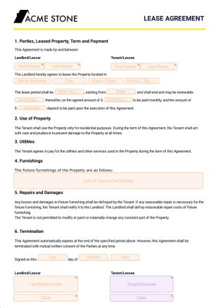 50 Free And Signable Rental And Lease Agreement Pdf Templates Jotform