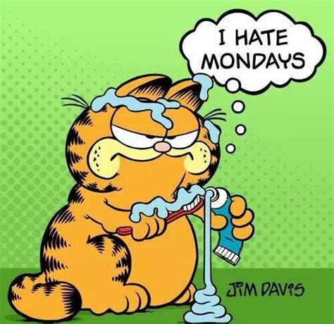 50 Garfield I Hate Mondays Quotes Images Pics The Random Vibez