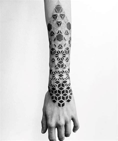 50 Geometric Forearm Tattoo Designs For Men Manly Ideas