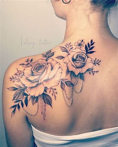 50 Gorgeous And Exclusive Shoulder Floral Tattoo Designs You Dream To Have Women Fashion